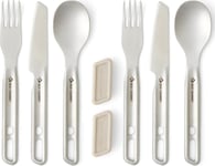 Sea To Summit Detour Stainless Steel Cutlery Set 6 Piece Stainless Steel Grey, ONESIZE