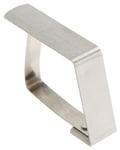 Venilia Clips inox, Porte-nappe, fixation pour nappe, poids de nappe, support de nappe, 4 part, 54201