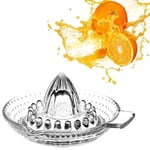 Transparent Lemon Juicer Glass Orange Juicer High-quality Fruit Squeezer