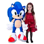 Sonic Peluche 120cm Géant The Hedgehog Hérisson Bleu Original Garçons Enfants 0+