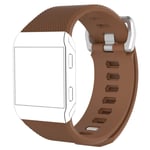 Fitbit Ionic mönstrat klockband av silikon - Brun - Storlek S