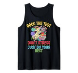 Rock The Test Day Exam Teacher Testing School Student Tank Top