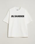 Jil Sander Round Collar Logo T-Shirt White