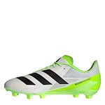adidas Mixte Adizero Rs15 Pro (FG) Football Shoes (Firm Ground), FTWR White/Core Black/Lucid Lemon, 39 1/3 EU