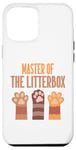 Coque pour iPhone 12 Pro Max Le père du chat Master of the Litterbox