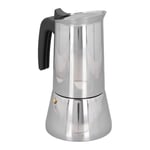(4 Cup)Stovetop Stainless Steel Moka Pot Coffee Making Pot For Induction