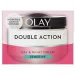 4 x Olay Double Action Day & Night Cream Sensitive 50ml