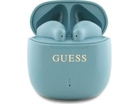 Guess Hodetelefoner Bluetooth Gutwsj14esgq Tws + Dockingstasjon Turkis/Turkis Trykt Klassisk Logo