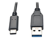 Eaton Tripp Lite Series Usb-C To Usb-A Cable (M/M), Usb 3.2 Gen 2 (10 Gbps), Thunderbolt 3 Compatible, 3 Ft. (0.91 M) - Usb-Kabel - 24 Pin Usb-C (Hane) Till Usb Typ A (Hane) - Usb 3.1 Gen 2 - 91 Cm - Formpressad - Svart