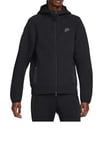 Nike Homme M NK TCH FLC Fz WR Hoodie Full Zip LS Top, Black/Black, S EU