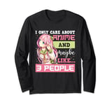 Ramen Cat Shirt Kawaii Anime Japanese Food Gift Girls Teens Long Sleeve T-Shirt