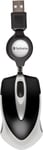 Verbatim 99999 Go Mini - USB Optical Travel Mouse with Retractable Cable, black