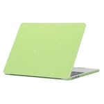 MacBook Air 13 M3 / Air 13 M2 (2024/2022) - Glitter shockproof cover til front & bagside - Grøn