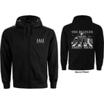 The Beatles Men's Abbey Road Zipped (Back Print) Hoodie, Grey, X (Size:X-Large)