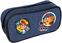 Crash Bandicoot 4 Pencil Case New with Tags School Work University Denim Style