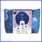 Nivea Feel Gorgeous Cosmetic Gift Bag Skincare Regime For Her