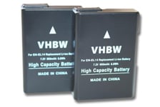 2x Battery for Nikon D5500 D5600 950mAh