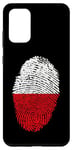 Coque pour Galaxy S20+ Drapeau du Tyrol Empreinte digitale Autriche