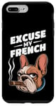 Coque pour iPhone 7 Plus/8 Plus Bulldog français Excuse My Frenchie Vintage Bulldog Lover