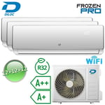 3S CLIMATISEUR WIFI 3 MULTI SPLIT DILOC 3,2+3,2+3,2Kw 12+12+12 FROZEN INVERTER