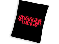 Stranger Things Coral Fleece Filt - 130 X 170 Cm