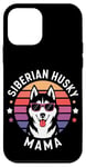 Coque pour iPhone 12 mini Husky de Sibérie Maman Husky de Sibérie