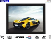 Car Stereo Nvox Monitor Open Frame Led 12Cali Vga Hdmi Usb 12V 230V