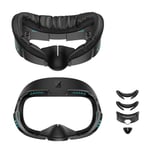 AMVR Face Cover Pad Interface faciale Compatible avec Les Accessoires Meta/Oculus Quest 3, avec Remplacement de Coussin pour Le Visage en PU Doux et Coton de Soie de Glace Respirant (amélioré)