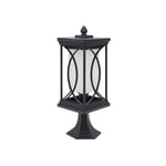 Fab 125271109 Grand mur d'enceinte. Jardin Extérieur 1xe27 Noir 47x16,5d