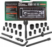 Sourcing Rockforce Impact Wrench Set 24 Pcs. 1/2" 6 Angle (8-32Mm)