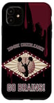 Coque pour iPhone 11 Costume d'Halloween de pom-pom girl zombie