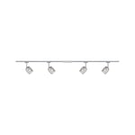 Paulmann 96899 Blossom URail basic set G9 max. 4x10W dimmable 230V chrome matt, chrome rail system – choose any lamp