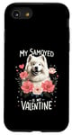 Coque pour iPhone SE (2020) / 7 / 8 Roses Flowers Valentine's Day Samoyed Dog Sammies