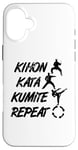 Coque pour iPhone 16 Plus Karate Pillars Martial Artist