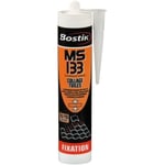 Mastic de Fixation Spécial Tuiles BOSTIK MSP 133 Tuiles Canal et Siliconées - Fixation rapide - Couleur tuile - Cartouche 290 ml