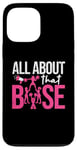 Coque pour iPhone 13 Pro Max Cheerleading Funny All About That Base Cheer Leader Girls