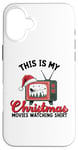 iPhone 16 Plus This Is My Christmas Movies Watching Holiday TV Vintage Case