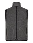 J. Lindeberg Duncan Wool Fleece Vest Grå