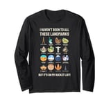 Cute Checklist VISIT LANDMARKS MY BUCKET LIST Checklist Long Sleeve T-Shirt