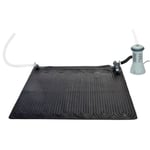 Intex Tapis solaire chauffant PVC 1,2x1,2 m Noir 28685 91056