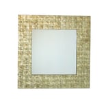 Large Gold Capiz Shell Square Wall Mirror MR103