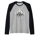 Dogman Cryptid Cryptozoology Dogman Raglan Baseball Tee