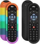 2 Pack Cover for Original Sky Q Voice Remote Control Sky135,Sky Glass Remote Pro