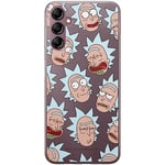 ERT GROUP Coque de téléphone Portable pour Samsung A14 4G/5G Original et sous Licence Officielle Rick and Morty Motif Rick & Morty 015 adapté à la Forme du téléphone Portable, partiel imprimé