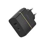 Otterbox Väggladdare Premium USB-C + USB-A PD 30W, Black Shimmer