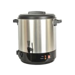 Kitchen Chef - Stérilisateur de bocaux électrique avec cuve inox robinet et minuteur 31l 2100w kcpst31ix - inox et noir