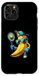 Coque pour iPhone 11 Pro Banane Tennis Cool Lunettes Casquette Gants