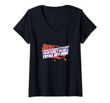 Womens FUNNY PATRIOT I PLEDGE ALLEGIANCE TO THE GRIND I’M UP EARLY V-Neck T-Shirt