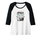 Womens Cute Claw Machine, Grab a Ghost, "Reel in" the Fun Halloween Raglan Baseball Tee