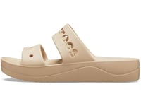 Crocs Femme Sandale à Plateforme, Chai, 41 EU